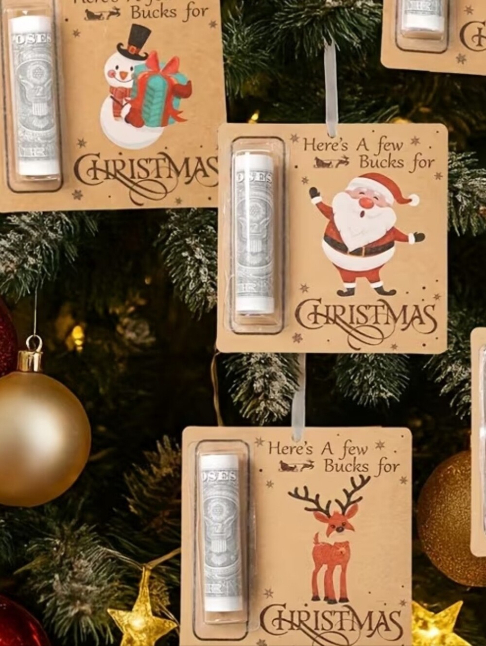 Christmas Cash Card Holder Card